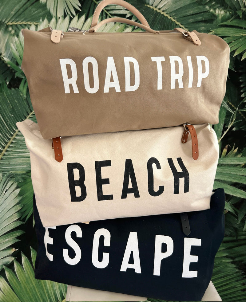 Recycled Utility Canvas Weekender Bag | ESCAPE (USA)