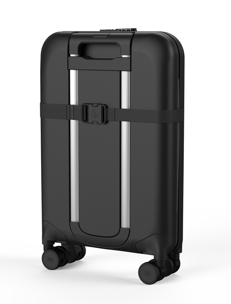 rollink suitcase black back