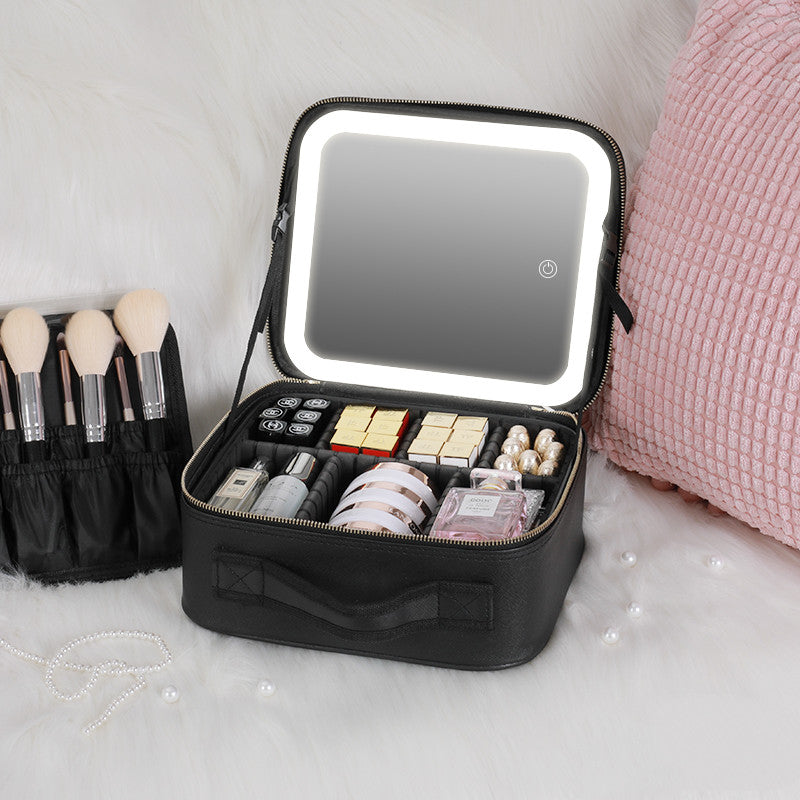 Smart LED Travel Makeup Bag