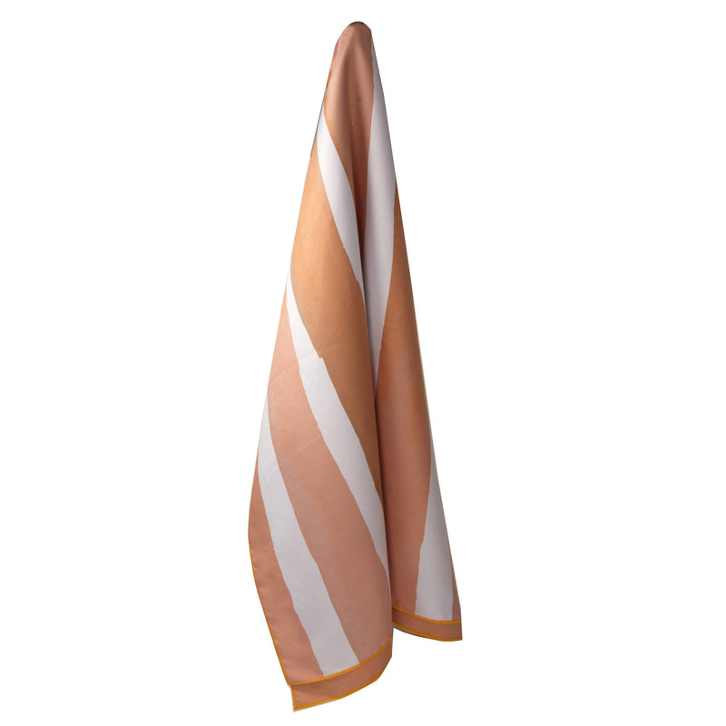 Quick Dry Beach Towel | Golden Sand Stripes (Canada)