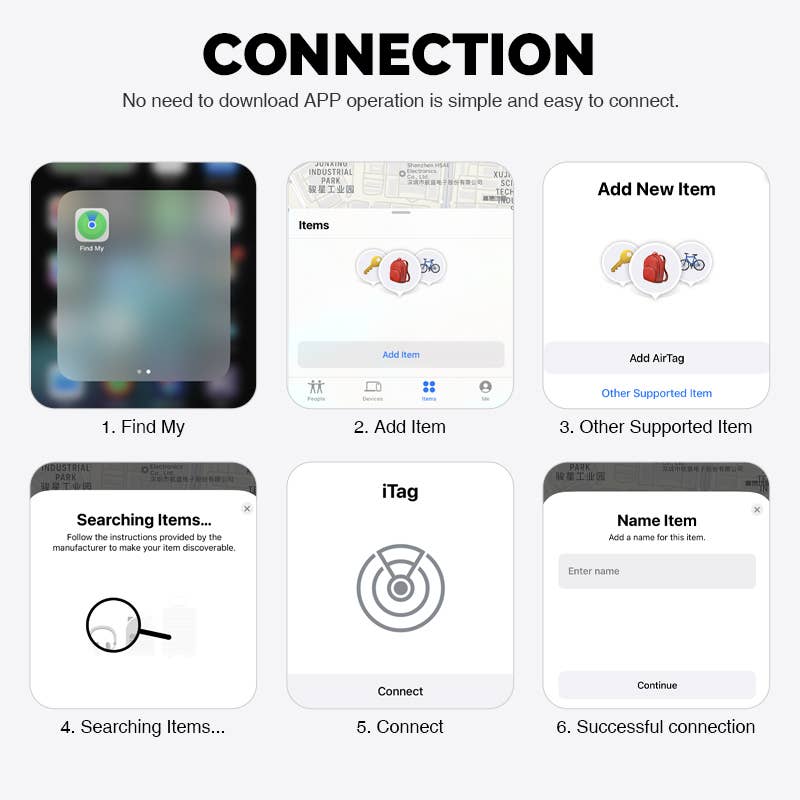Tracking safety alarm | Apple find my | 130DB safety alarm: White