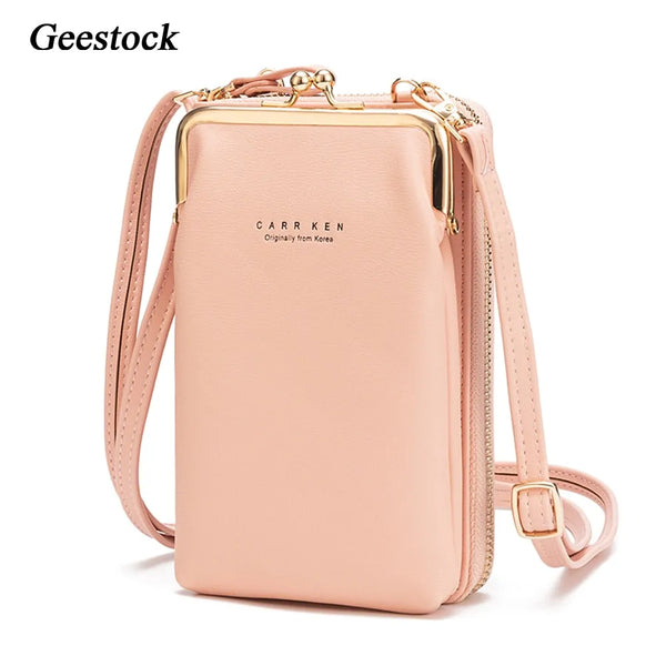 Genuine Leather Phone Crossbody Bag