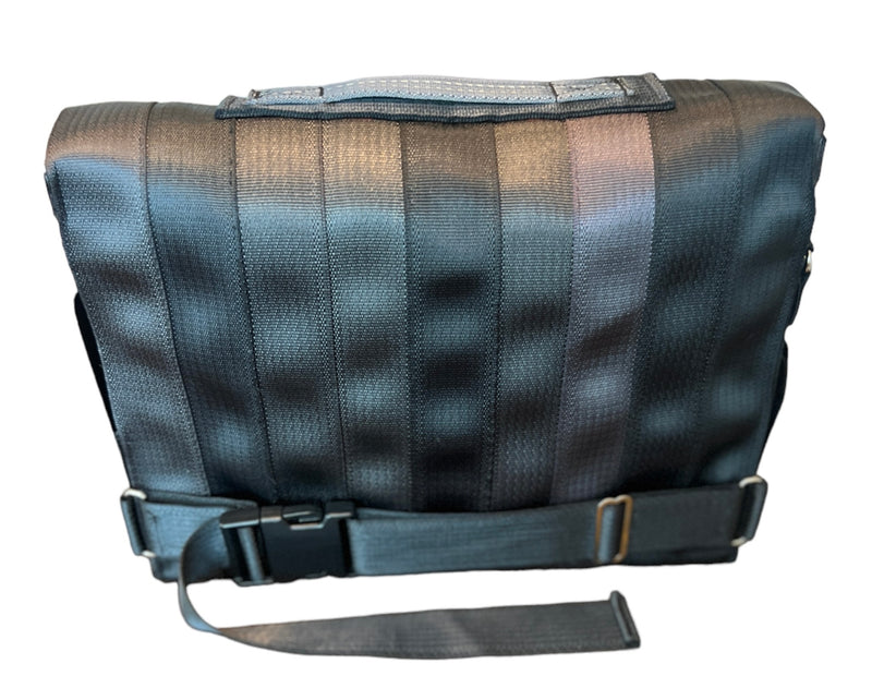 Upcycled Seatbelt Laptop Bag 13" | Black (Canada)