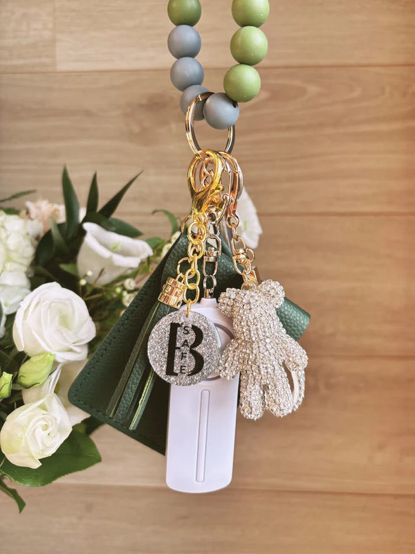 Personal Safety Keychain Set Black Forest Green