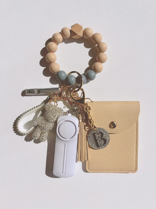 Personal Safety Keychain Set Taupe