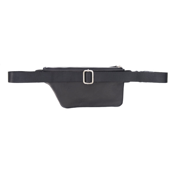 Supple Genuine Leather Zipper Belt Bag / Card Holder (Canada)