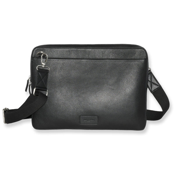Super Slim Genuine Leather Messenger Bag (Canada)