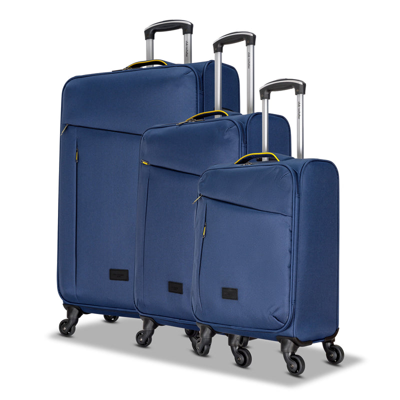 3 Piece Set Soft Side Luggage w/ Contrast Handle (Canada)