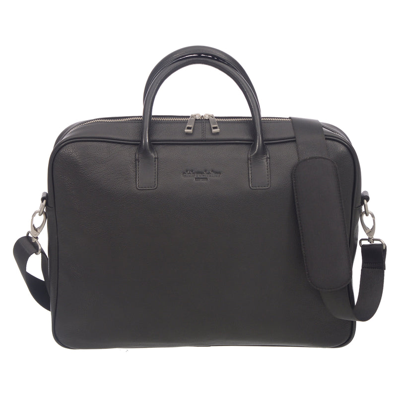 Rochelier Top Handle Leather Briefcase / Messenger Bag (Canada)