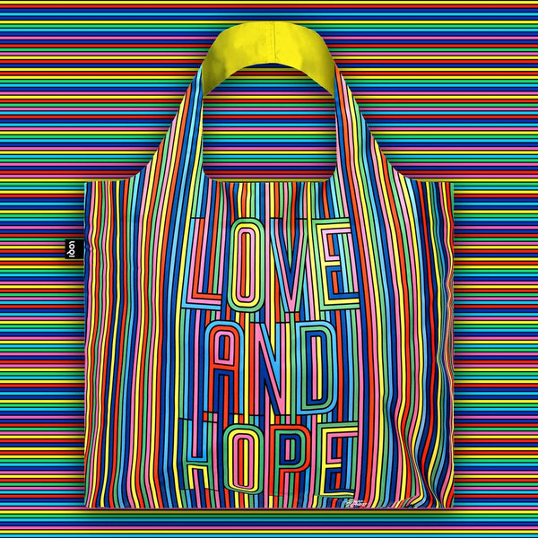 Artist Steven Wilson Love + Hope Recycled Totebag | (Amsterdam)