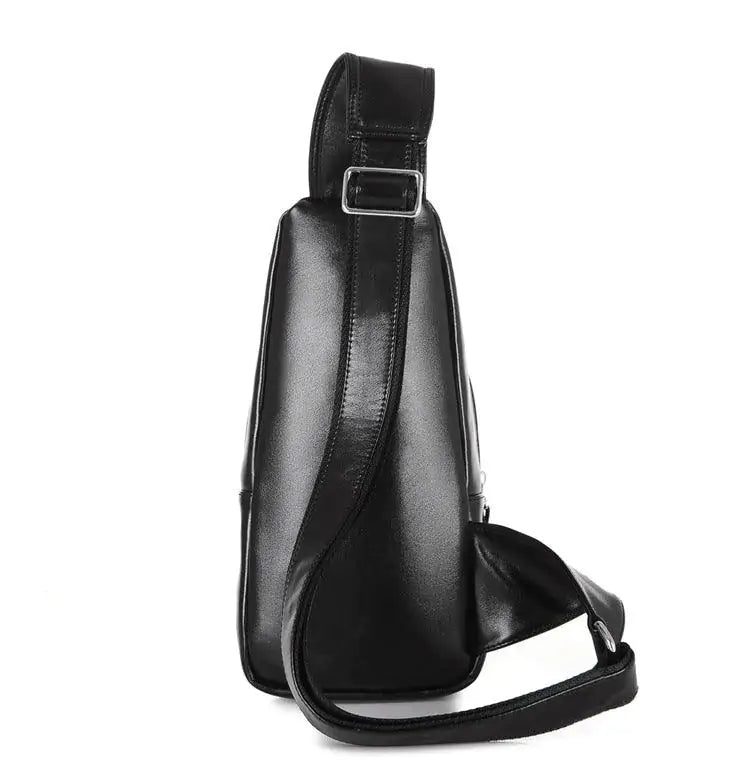Oblique Faux Leather Crossbody Bag