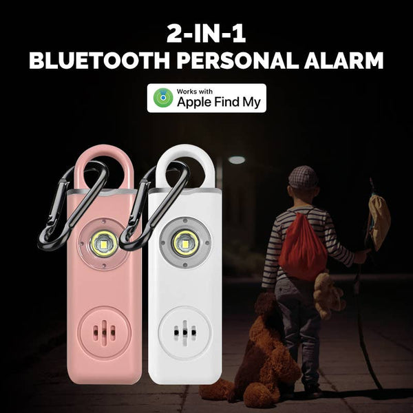 Tracking safety alarm | Apple find my | 130DB safety alarm: Pink