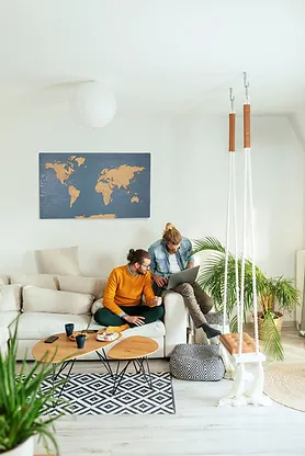 Charcoal Blue World Pin Map 48" x 27"