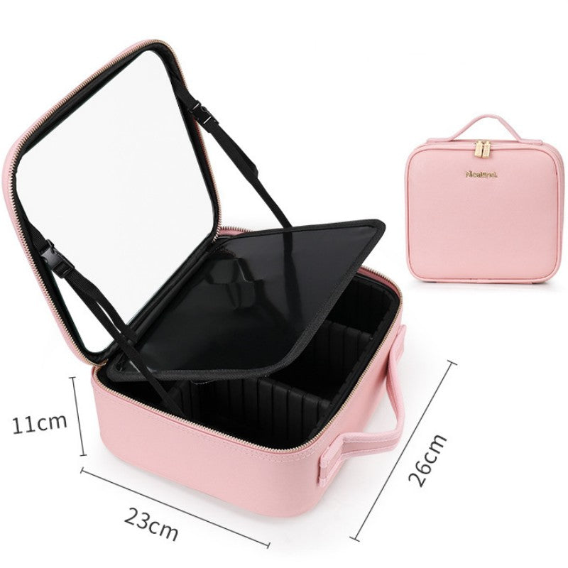 Smart LED Travel Makeup Bag