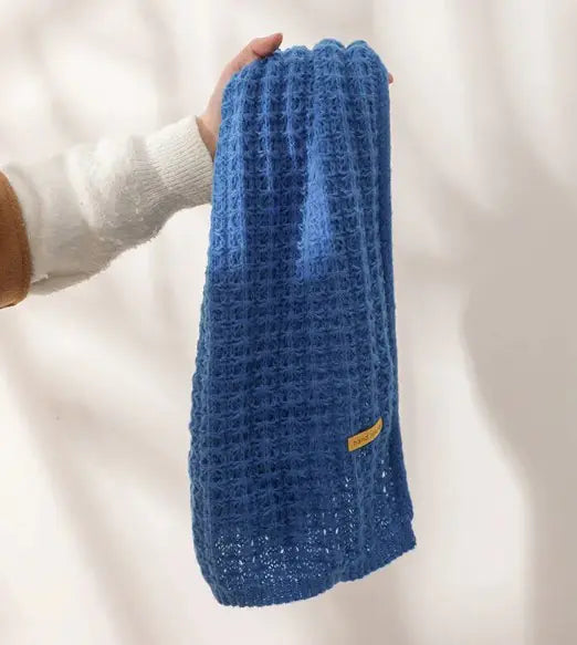 Knit Wool Blend Scarf