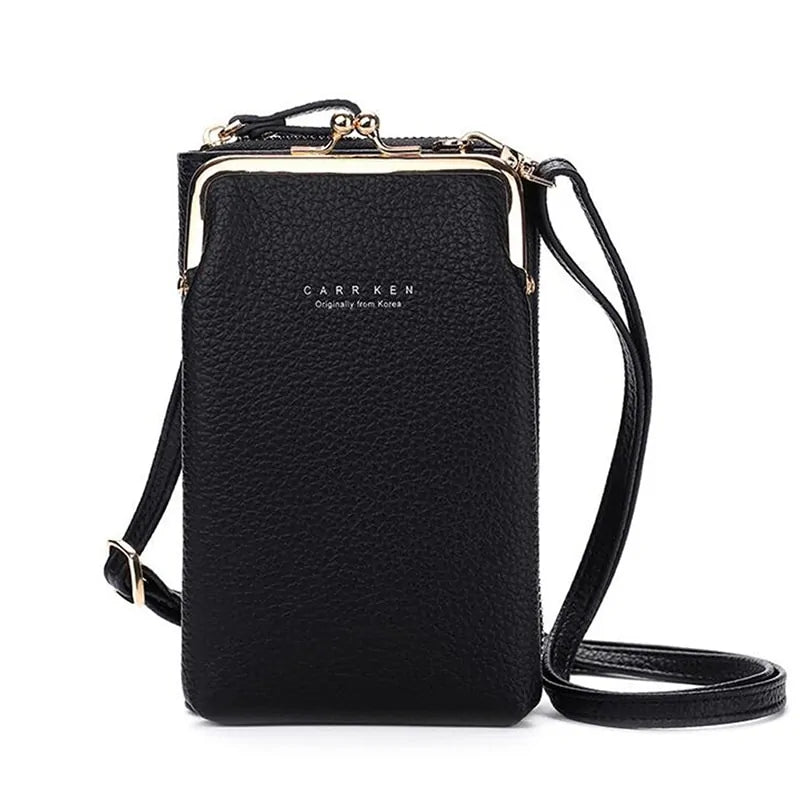 Genuine Leather Phone Crossbody Bag