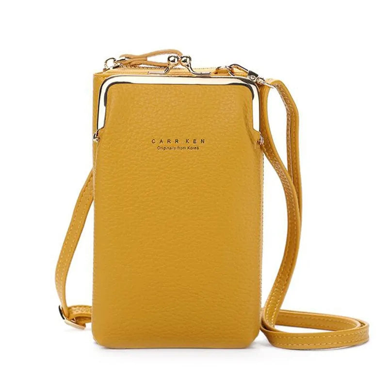 Genuine Leather Phone Crossbody Bag