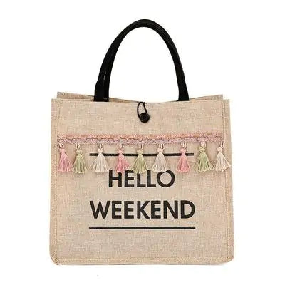 Jute Beach Bag