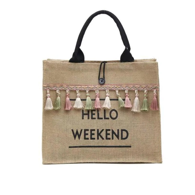 Jute Beach Bag