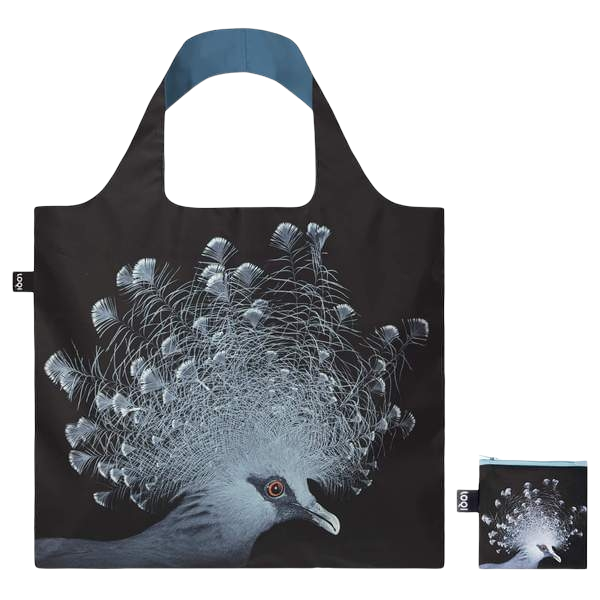National Geographic Limited Edition Tote | Crowned Pigeon with pouch
