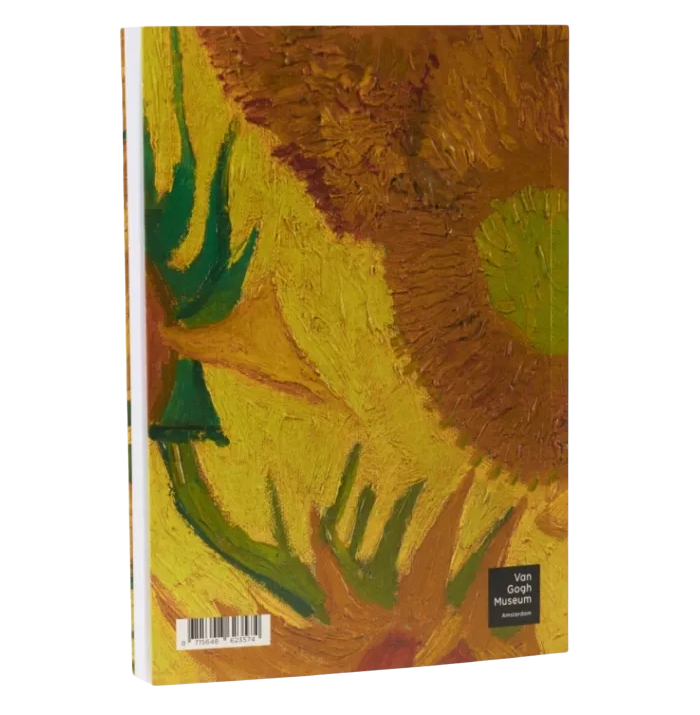 Soft Cover Notebook Sunflowers back