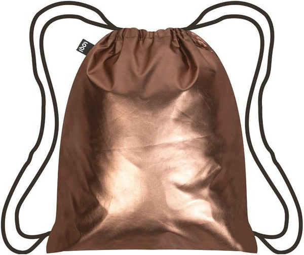 METALLIC Matt Rose Gold Backpack