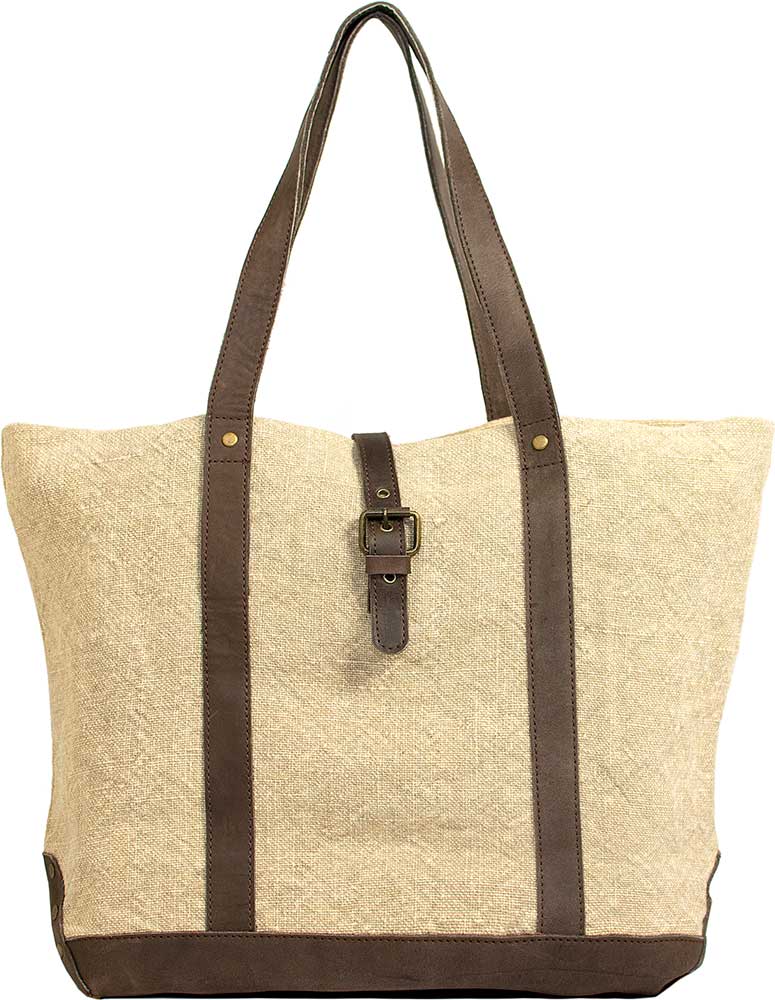 Minimalist Natural Jute Tote Bag
