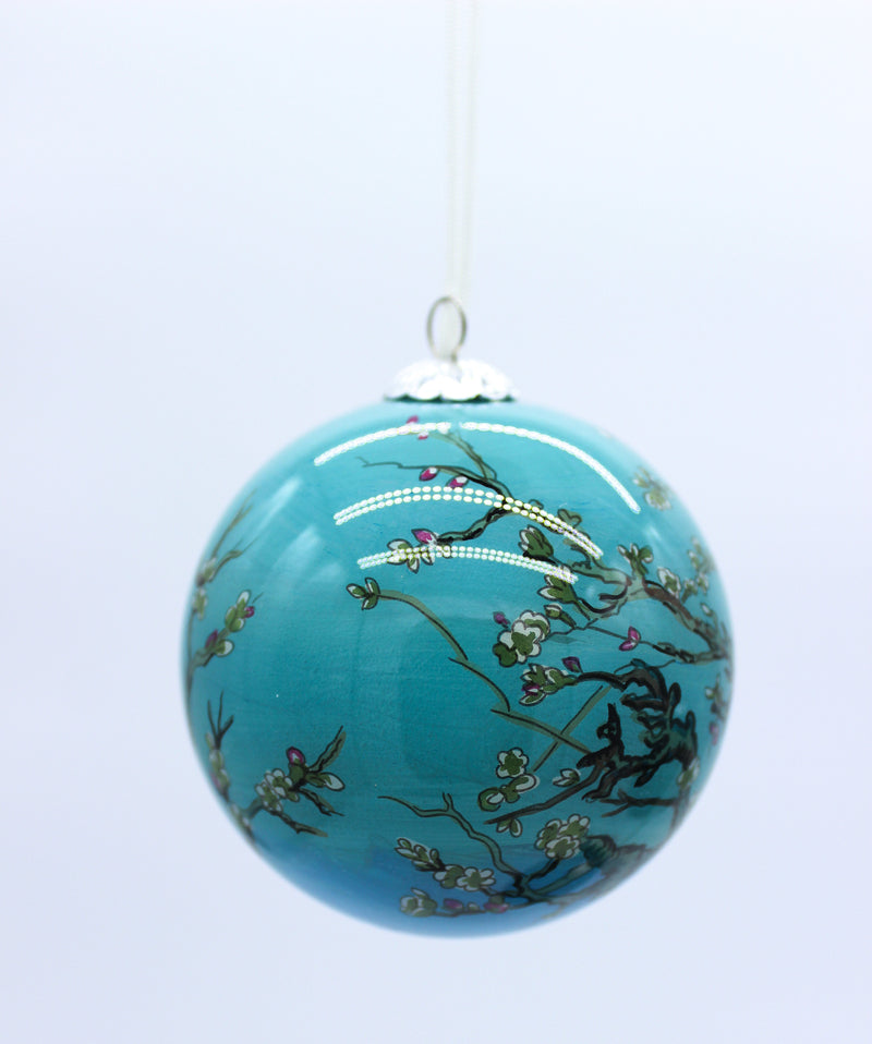 Glass Ornament Almond Blossom