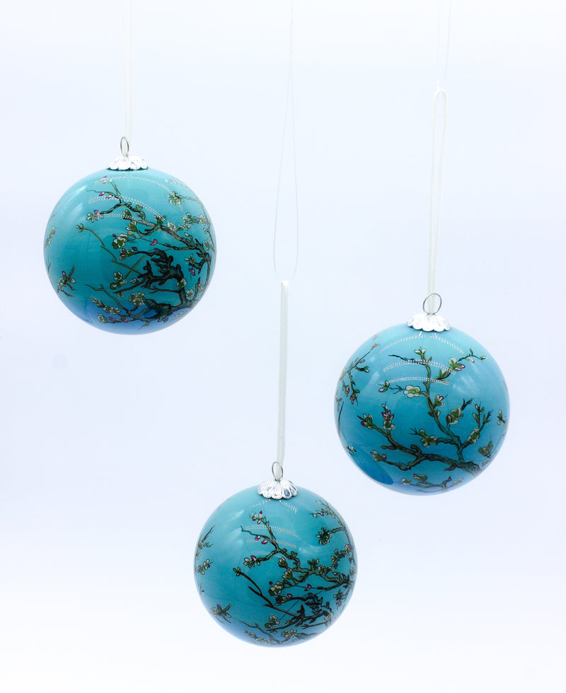 Glass Ornament Almond Blossom