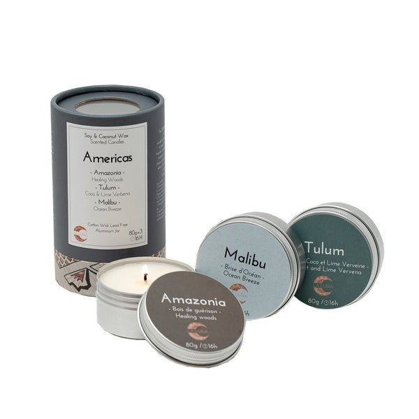 Discover the Americas | 3 Travel Tin Candle Set (Canada)