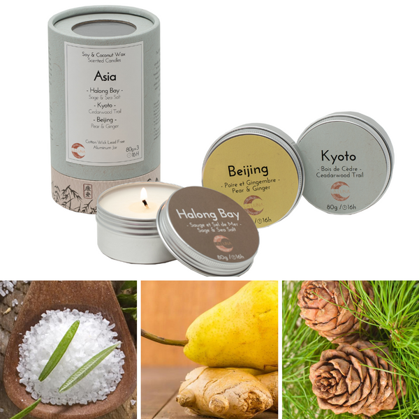 Discover Asia 3pc Candle Set (Canada)