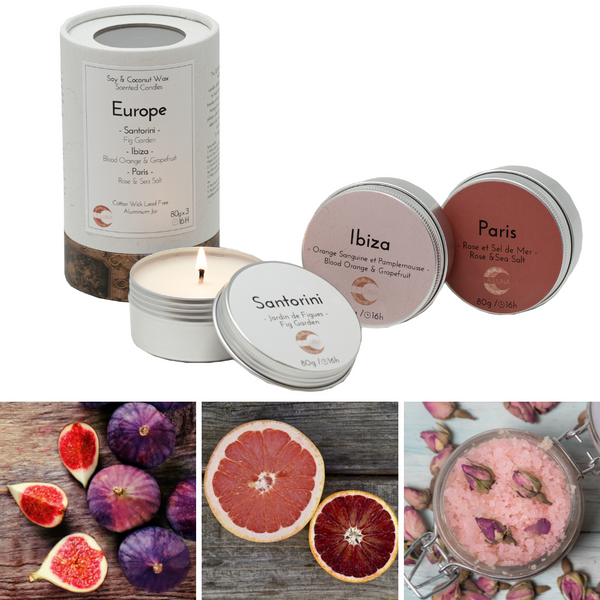 Discover Europe 3pc Candle Set (Canada)