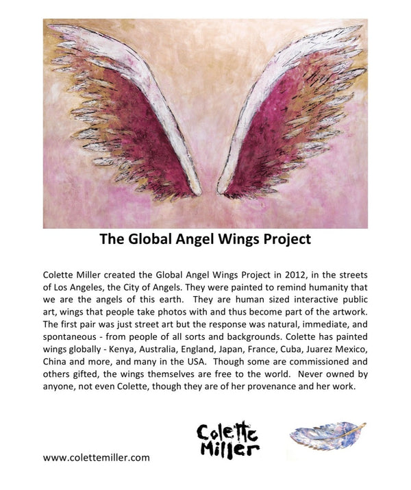 Travel Wristlet | Lim. Edition Global Angel Wings Project Pink (USA)