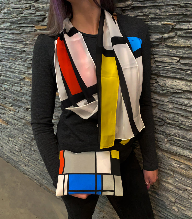MoMA Scarf | Artist Piet Mondrian (USA)
