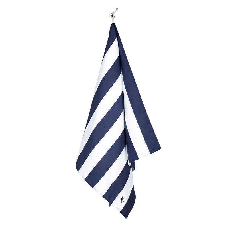 dock and bay beach towel nautical blue