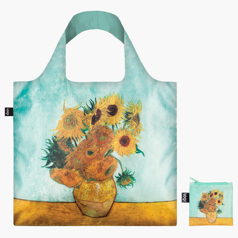 Vase with Sunflowers Recycled Bag