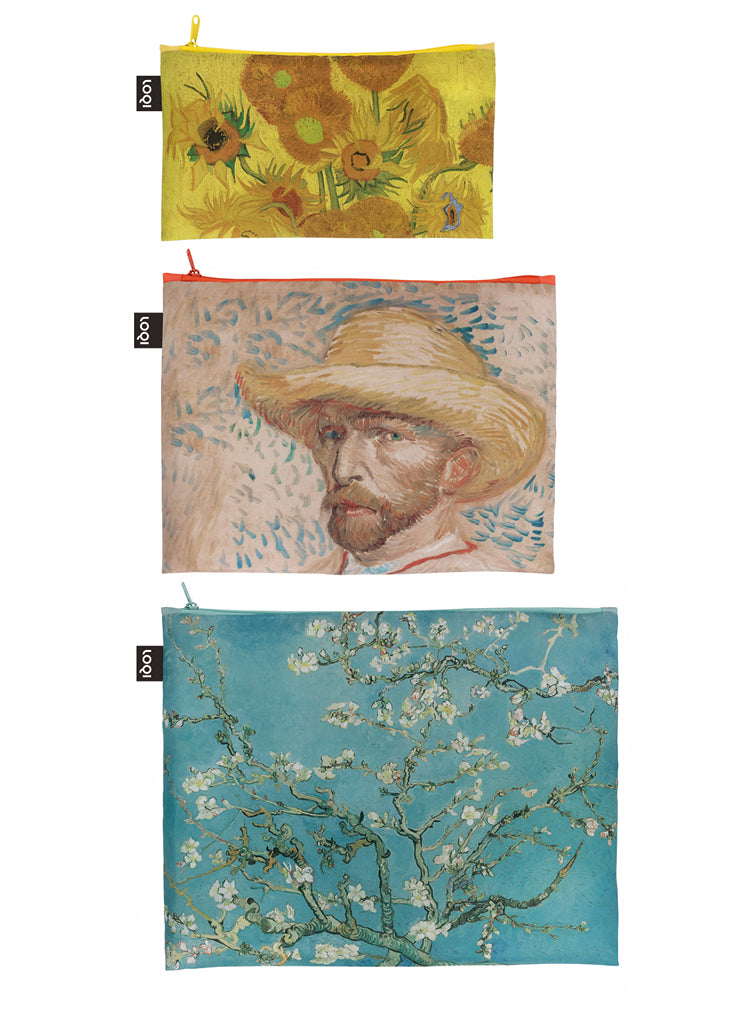 van gogh Museum Zip Pockets 3 sizes