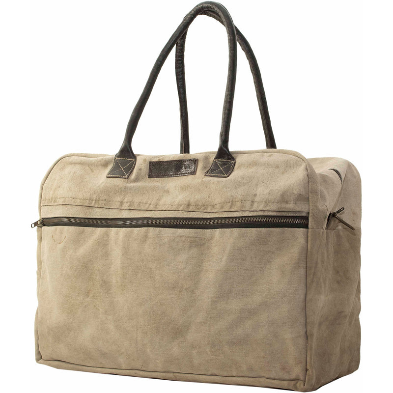 Recycled Military Tent Weekender Bag | I Haven't Been Everywhere But It's On My List