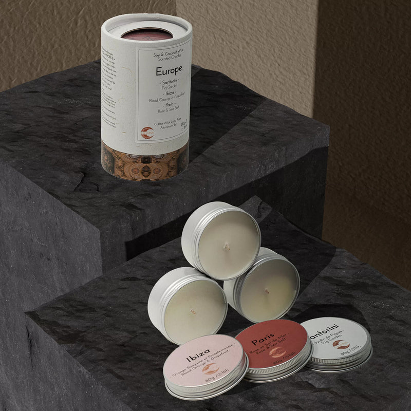 Europe candle set