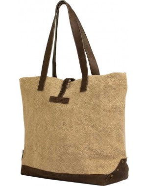 Minimalist Natural Jute Tote Bag
