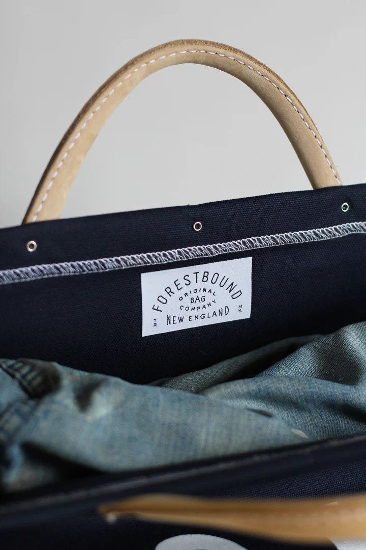 Custom Made OKANAGAN Weekender Bag | NAVY Recycled Utility Canvas (USA)