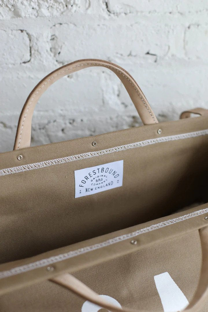 Custom Made OKANAGAN Weekender Bag | KHAKI Recycled Utility Canvas (USA)
