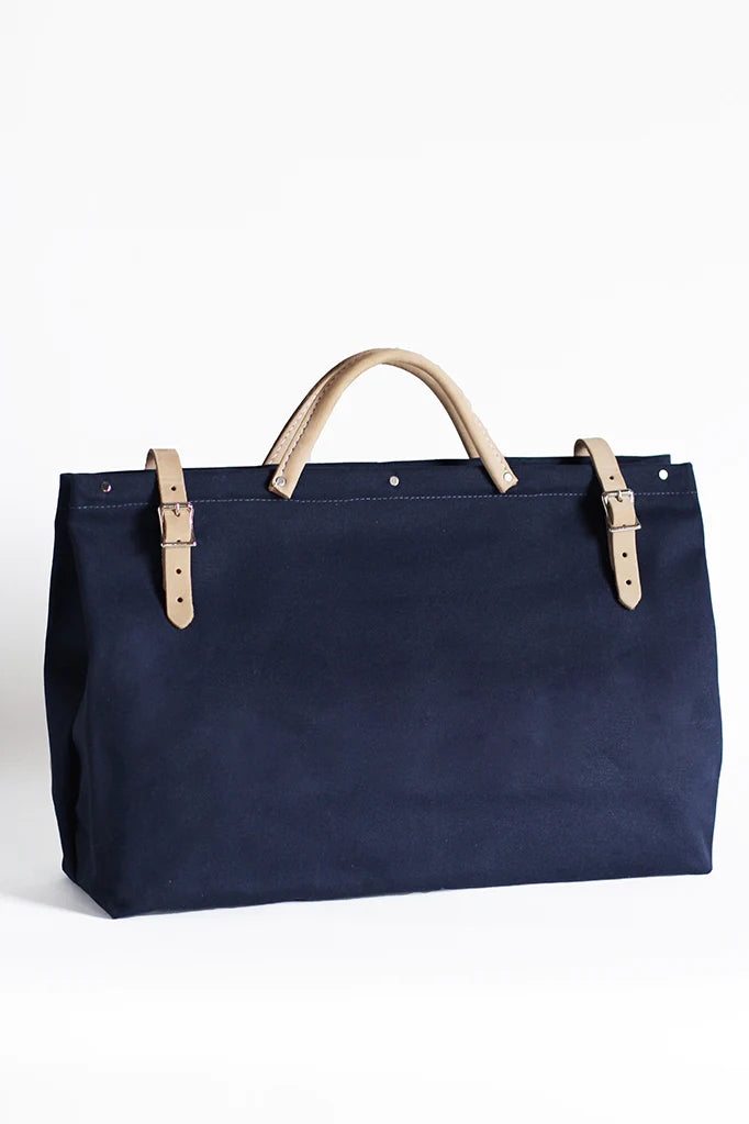 Custom Made OKANAGAN Weekender Bag | NAVY Recycled Utility Canvas (USA)