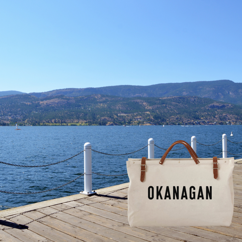 Recycled Utility Canvas Weekender Bag | OKANAGAN Beige