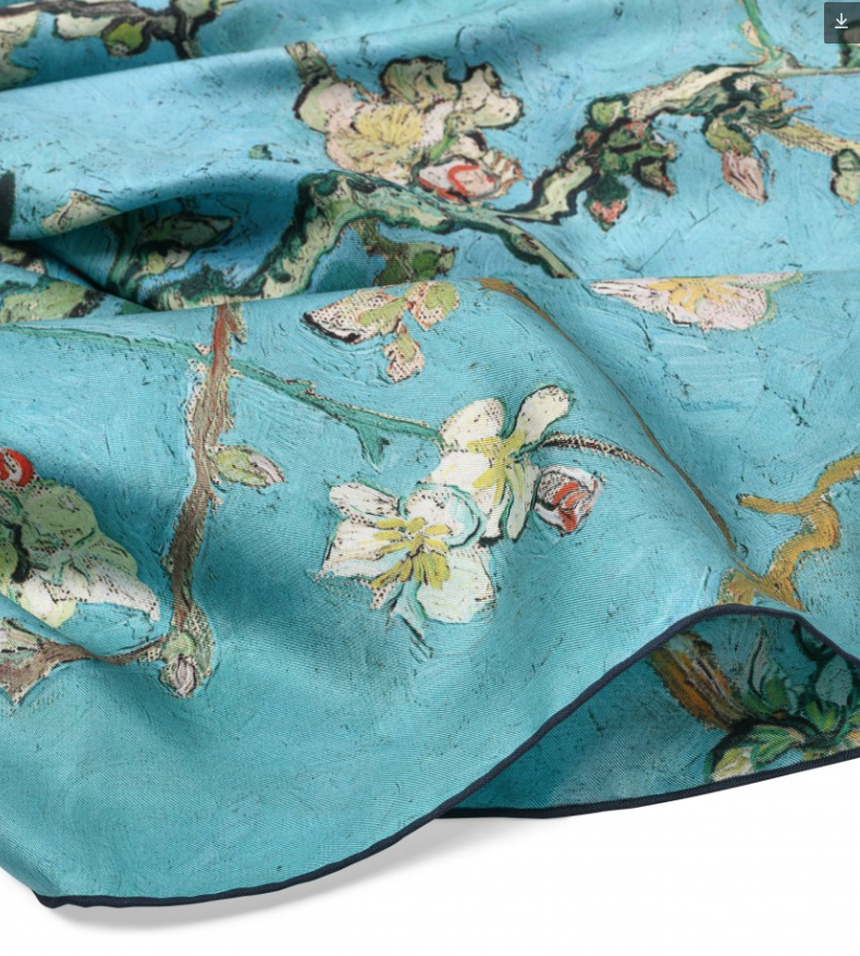 Van Gogh Silk italian scarf 
