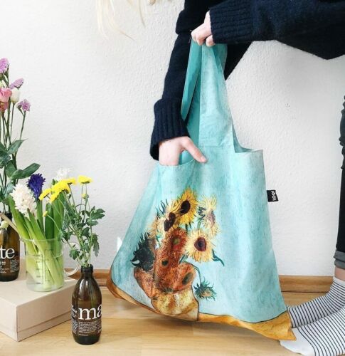 Vincent Van Gogh  Recycled Totebag | Vase with Sunflowers (Amsterdam)