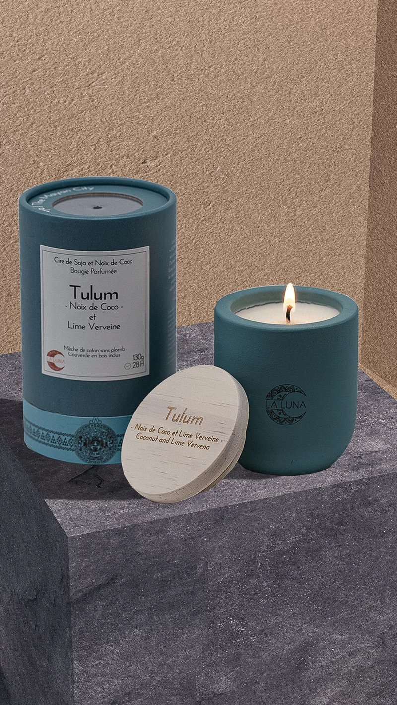 wellness candle tulum